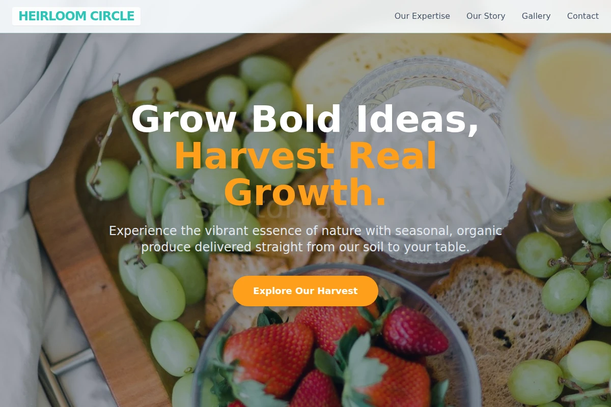 Vibrant Organic Food