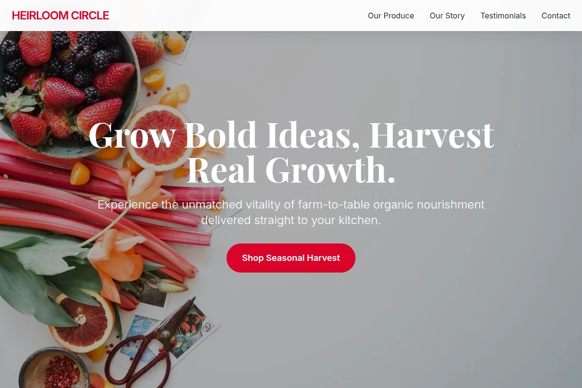 Crisp Organic Food